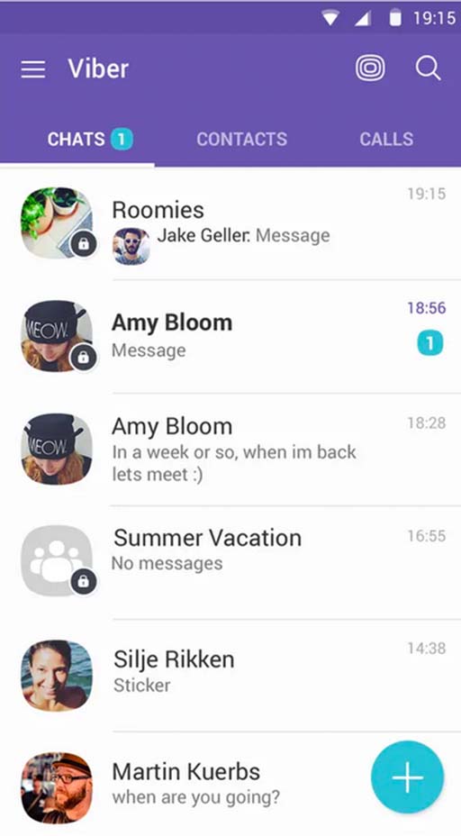 Aplicación de seguimiento de SMS de Viber